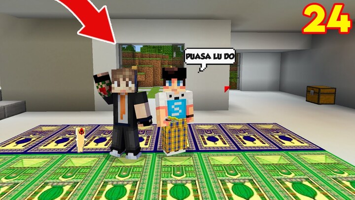 WOW!! KITA BISA SAHUR DAN PUASA DI MINECRAFT!!! - SURVIVAL BERAK #24