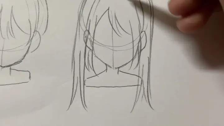 how to draw anime girl body figure