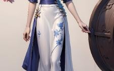 Issue 50: Zi Yan Cheongsam Blue and White [Picture package in the introduction]