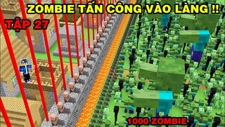 Tập 27 | MINECRAFT PE ĐẠI DỊCH ZOMBIE | Mình Chế Nỏ Nguyên Tố Chống Lại Zombie..!!