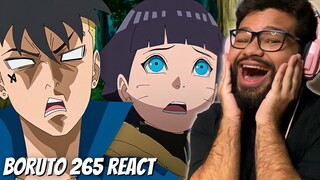 HIMAWARI E KAWAKI SEGUEM SENDO A MELHOR DUPLA! React/Comentários | Boruto EP 265