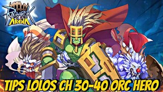 Evolve PHREEONI Jadi MvP & Tips Lolos Chapter 30-40 Boss ORC HERO - RAGNAROK Arena Global