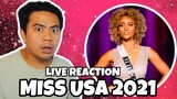 ATEBANG LIVE REACTION | MISS USA 2021 TOP 8 QUESTION AND CROWNING MOMENT #MISSUSA