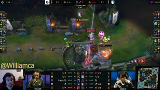 Trận đấu cực căng giữa TL và EG phần 3 #game #LOL