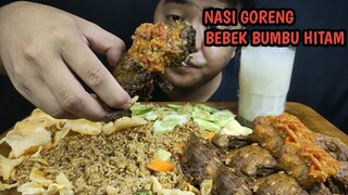 COCOK BUAT MAKAN MALAM 🦆🌜  NASI GORENG BEBEK BUMBU HITAM DAN SUSU KEDELAI