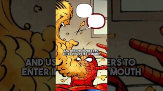 Sandman Fills Spiderman With Sand