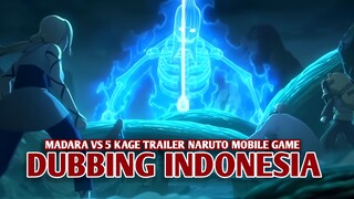 Madara vs 5 Kage Trailer Naruto Mobile [DubbingIndonesia]