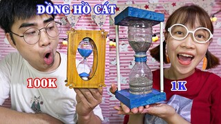 ĐỒNG HỒ CÁT TỰ CHẾ 1K VỚI ĐỒNG HỒ CÁT CAO CẤP 100K- Đồ chơi con nhà giàu khác con nhà nghèo thế nào?