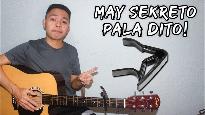 PAANO GAMITIN ANG CAPO(How to use Capo) | TRANSPOSE TUTORIAL