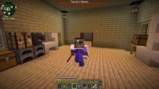 MINECRAFT DEMON SLAYER☻TẬP 37☻DÙNG KIẾM HƠI THỞ MẶT TRỜI CỦA YORIICHI ĐI DIỆT QU