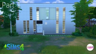 The sims 4 บ้านในฝัน [speed building] | Part 1 |