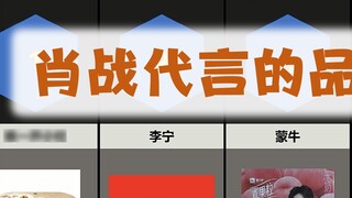Merek yang didukung oleh Xiao Zhan