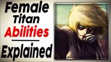 Female Titan Abilities Explained (Attack on Titan)