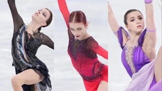 [Sports] Comparing 4T+3T Of Kamila, Alexandra And Anna