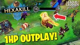PERFECT 1HP OUTPLAYS - League of Legends Wild Rift