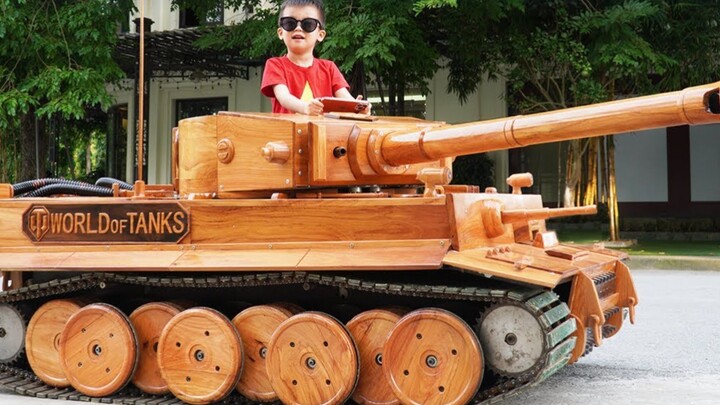 It took me 88 days to build my son a tank that fires shells!