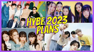 HYBE 2023 Plans of All Artists — Comebacks, World Tours, New Groups, New Shows