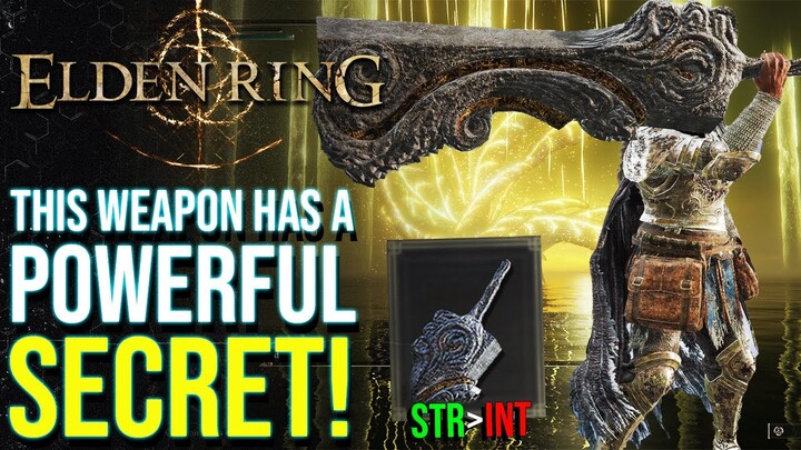 This S TIER Greatsword Has a Powerful Secret | Elden Ring Best Pure STR End Game Weapon