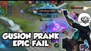 GUSION PRACTICE PRANK | EPIC FAIL 😂