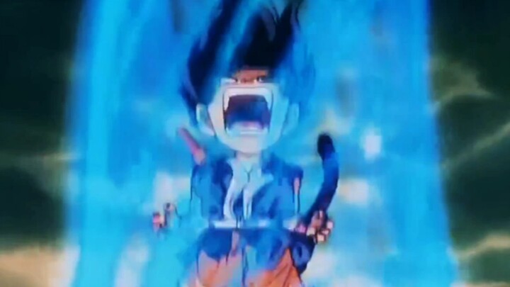 Ternyata lebih dari 20 tahun yang lalu, Goku kecil hampir berubah menjadi sangat biru.