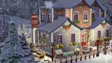 Pembuatan Cepat The Sims 4】Vila Liburan Natal (NOCC) 30*20