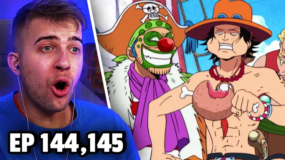 Ace Meets Buggy One Piece Episode 144 145 Reaction Review Bilibili