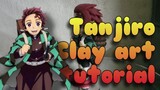 Tanjiro chibi Clay art tutorial.
