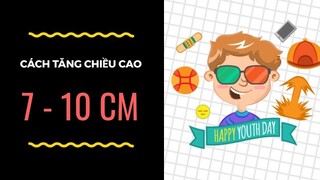 Cách tăng chiều cao trong 1 tuần nhanh nhất