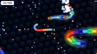 Slither.io 1 Hacker Troll Snake vs Pro Giant Snakes Epic Slitherio Gameplay 7