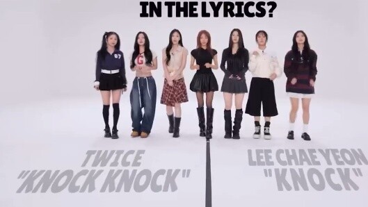 Lagu manakah yang lebih sering memiliki kata "KNOCK" dalam liriknya? Ketukan dua kali vs ketukan Lee