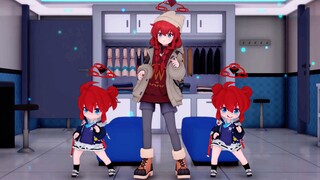 [File Biru] Distribusi model MMD versi Q dalam game Zhenji