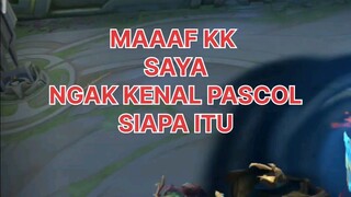 PASCOL SIAPA ITU??? KETEMU RANK MYTIC ROMAWI MENTAL EPIC