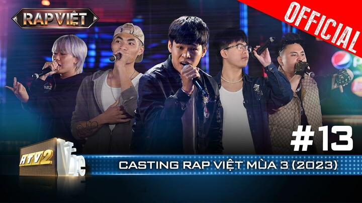 Casting Tập 13: Mikelodic rap như đóng tune, Long Nón Lá cực chiến cùng fastflow | Rap Việt 2023