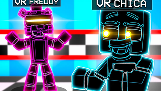 Chica สร้าง VR FREDDY Minecraft Five Nights ที่ FNAF Roleplay ของ Freddy