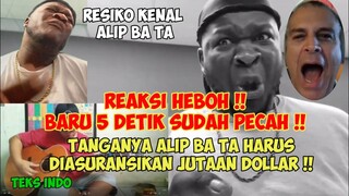 BARU 5 DETIK SUDAH PECAH & HEBOH ‼️ || ALIP BA TA REACTION TEKS INDO