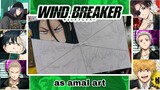 Drawing Kyotaro sugishita from anime Windbreaker