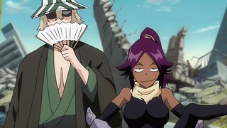 Yoruichi and Kisuke are being affectionate, Aizen is so supportive