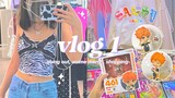 vlog 01 🦋 :: going out, anime merch + clothes shopping, hinata nendoroid unboxing