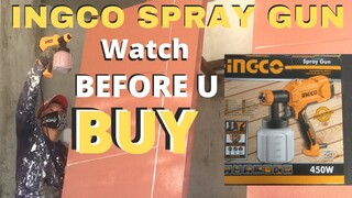 INGCO ELECTRIC SPRAY GUN Review and Testing | WATCH IT BEFORE YOU BUY