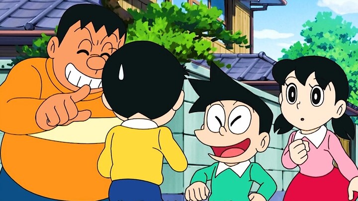 Doraemon: Nobita melihat koran besok. Rumah tetangganya dicuri. Pergi dan bantu #多拉阿梦#komentar anima
