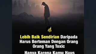 kadang sendiri itu lebih baik 🙏