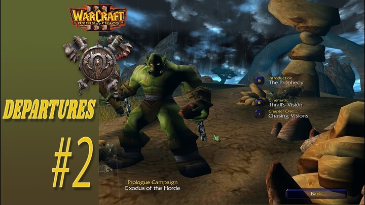 [Warcraft 3 Reign of Chaos] - Prologue 02 - Departures - Hard