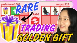 TRADING GOLDEN GIFT THAT WILL NEVER COME BACK IN ADOPT ME | Roblox Tagalog