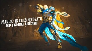 MANIAC! Alucard The Undying Dracula Perfect Gameplay No Death | Mobile Legends: Bang Bang