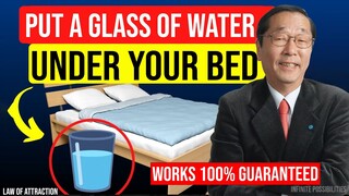 Put a glass of water under your bed and watch what HAPPENS