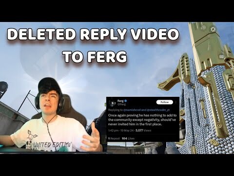 Deleted reply video to Iferg (reupload)