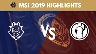 MSI 2019 Highlights: G2 vs IG | G2 Esports vs Invictus Gaming