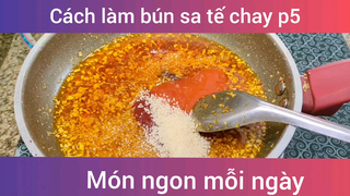 Làm bún sa tế chay p5