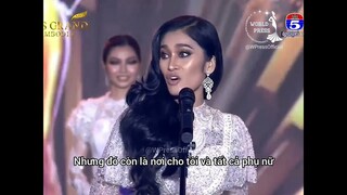 Vietsub ứng xử Hoa Hậu Hòa Bình Cambodia Pokimtheng Sothida Miss Grand Cambodia 2021 Speech Myanmar