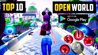 Top 10 New Openworld Games For Android In Year 2022 | High Graphics (Online/Offline)